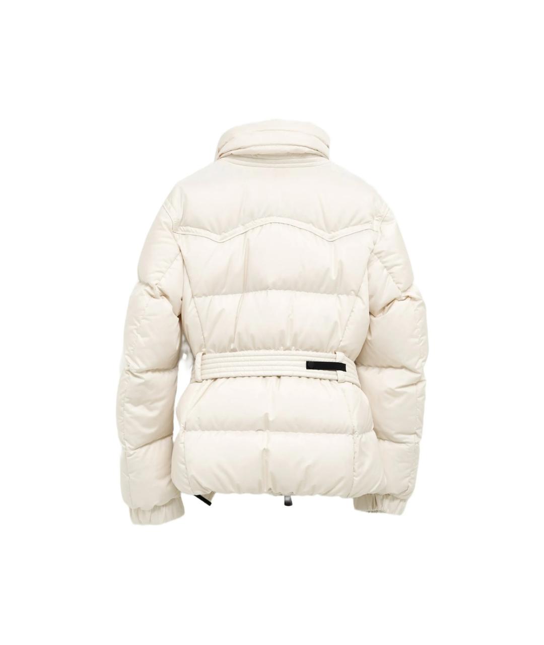 MONCLER GRENOBLE Бежевый полиэстеровый пуховик, фото 2