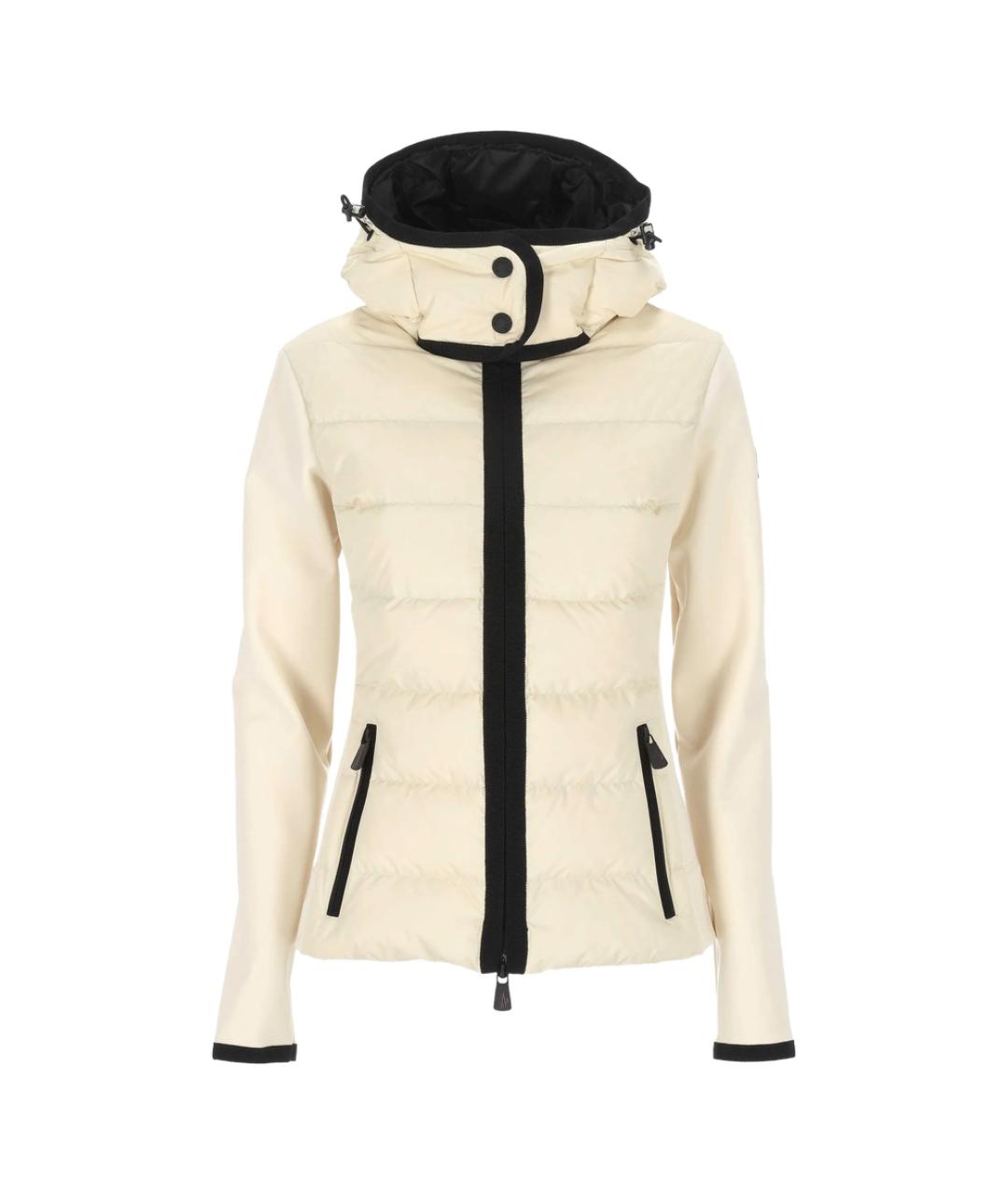 MONCLER GRENOBLE Бежевая полиамидовая куртка, фото 1