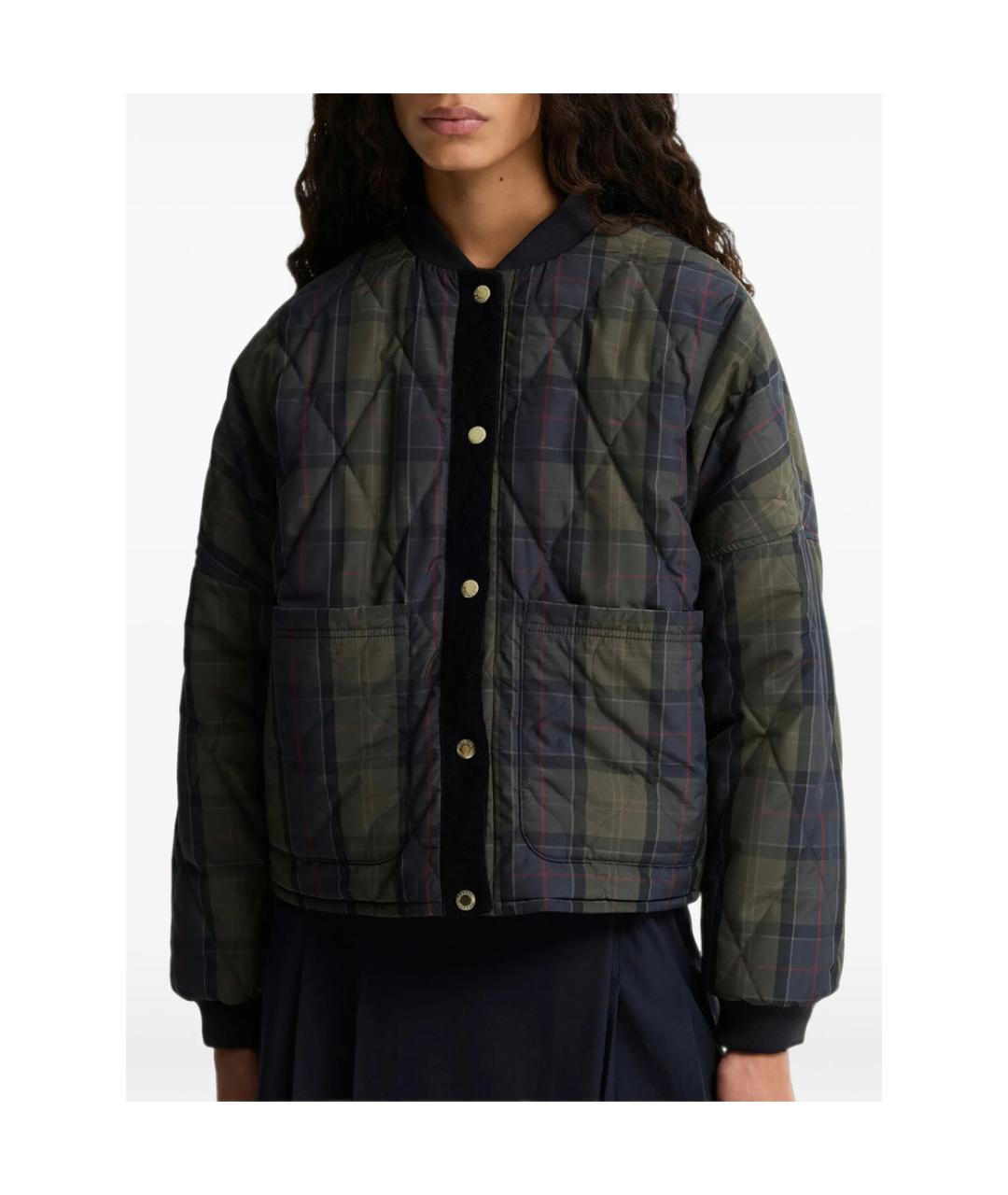 BARBOUR Черная полиэстеровая куртка, фото 4