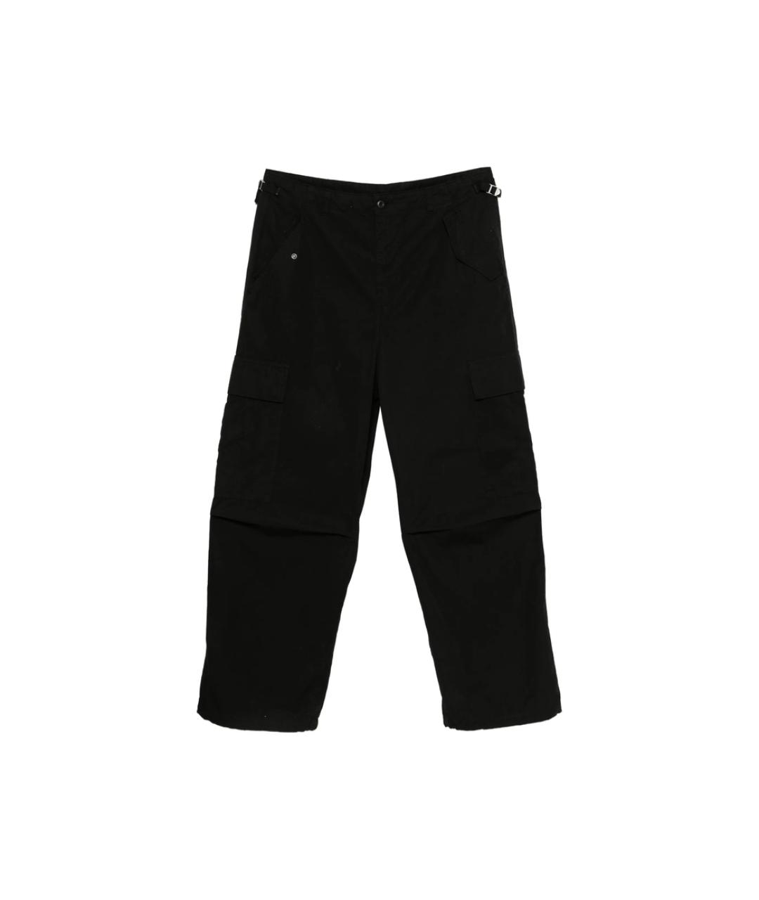 CARHARTT Черные хлопковые повседневные брюки, фото 1