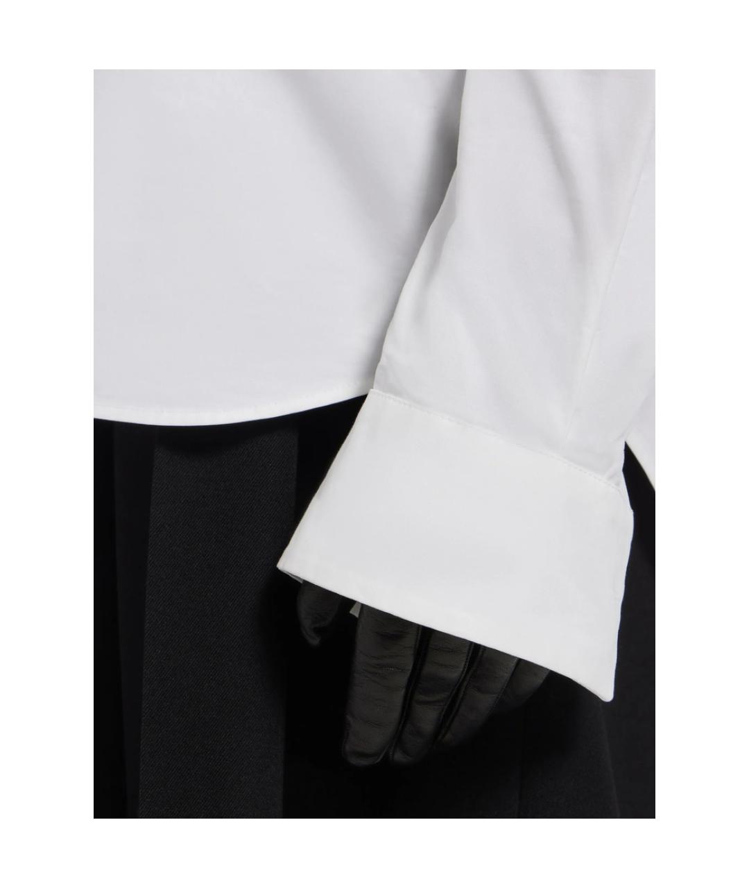 BALENCIAGA Белая хлопковая рубашка, фото 2