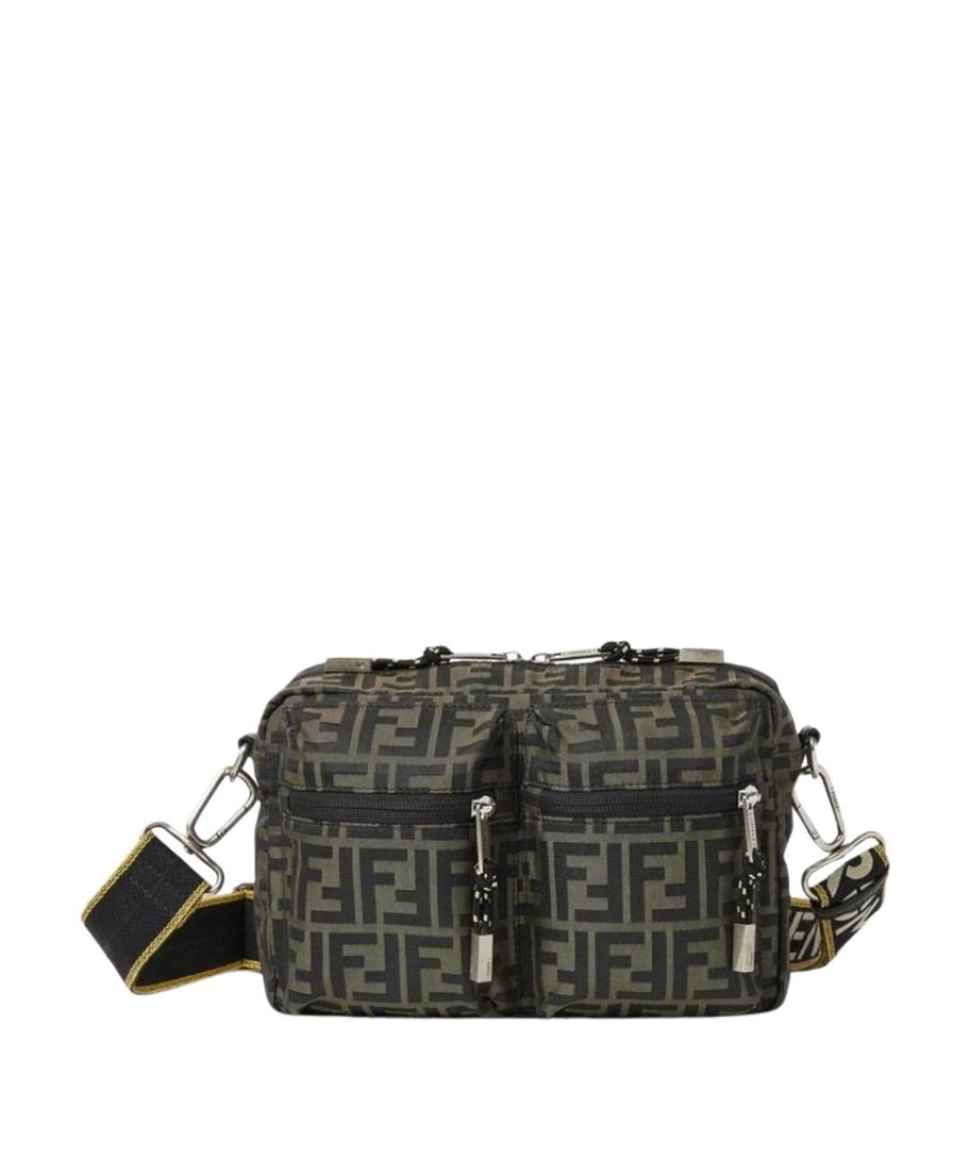 FENDI Мульти жаккардовая сумка на плечо, фото 1