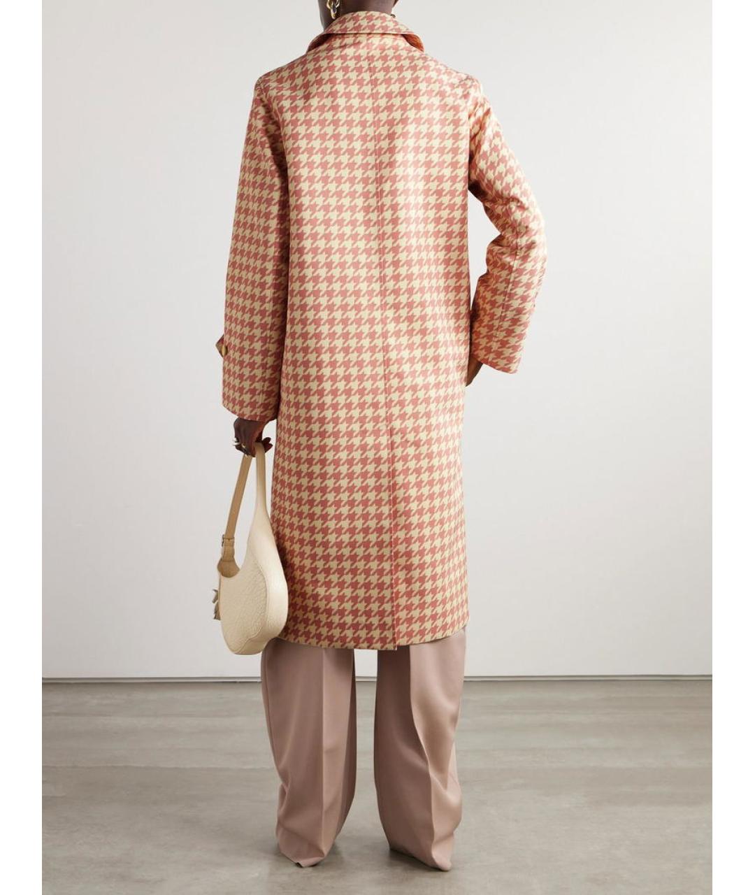 BURBERRY Розовое полиэстеровое пальто, фото 4