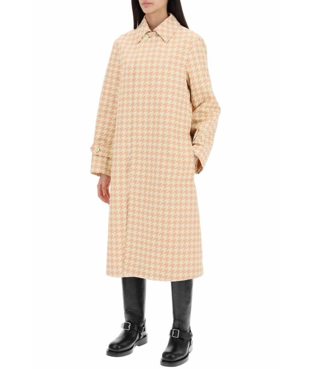 BURBERRY Розовое полиэстеровое пальто, фото 7