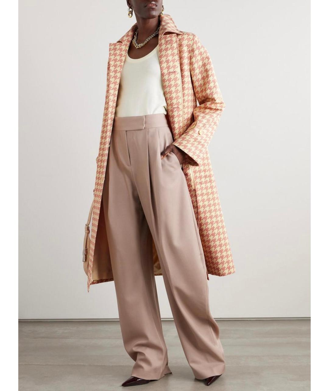 BURBERRY Розовое полиэстеровое пальто, фото 3