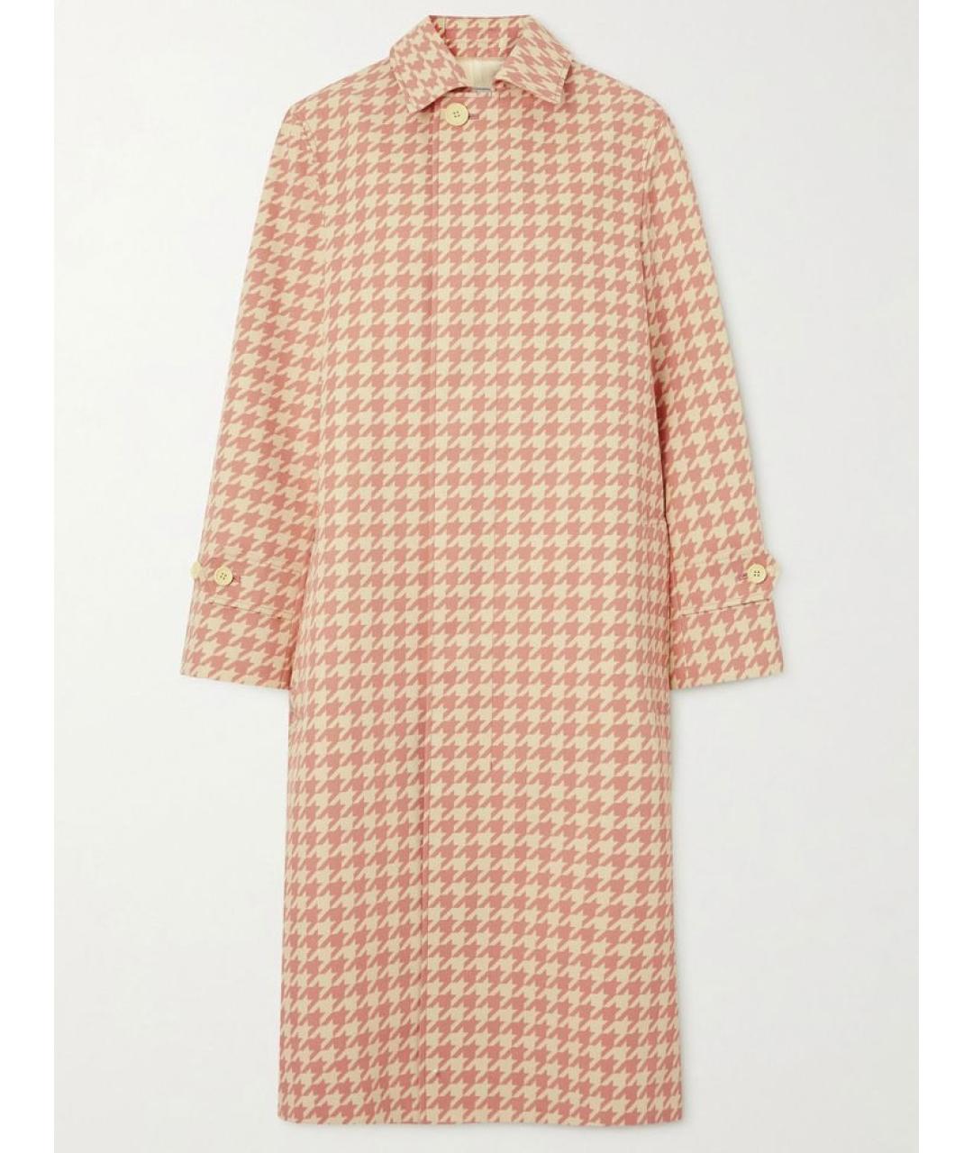 BURBERRY Розовое полиэстеровое пальто, фото 9