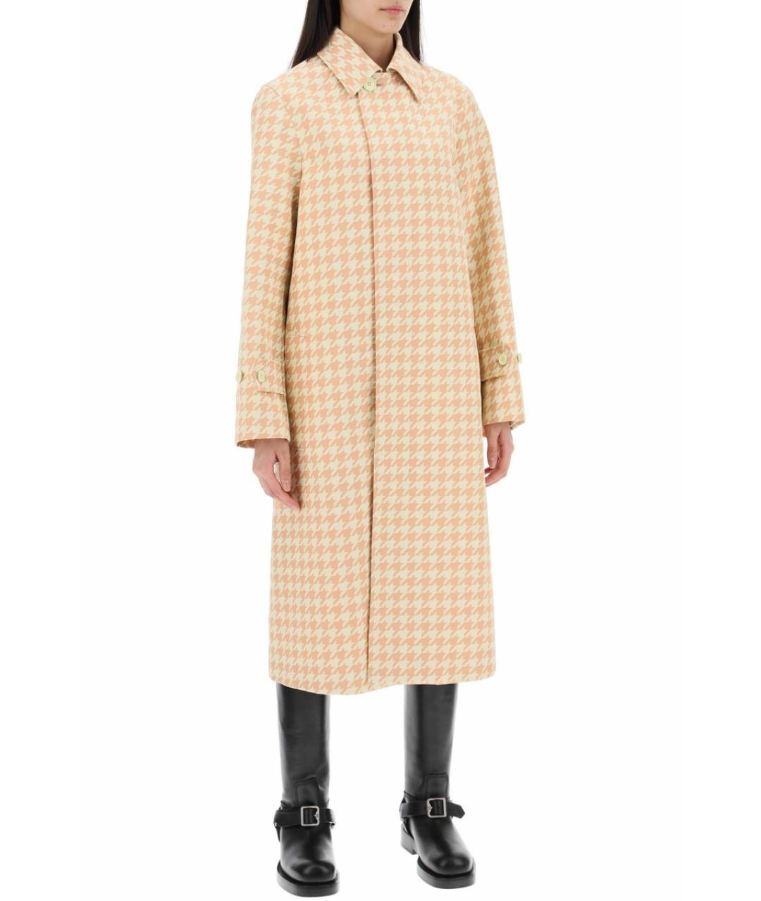 BURBERRY Розовое полиэстеровое пальто, фото 6