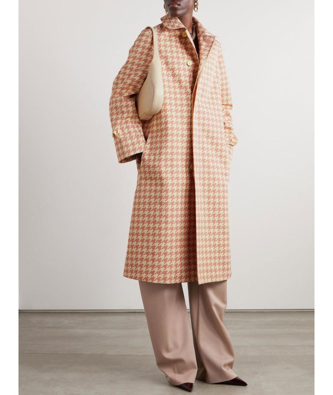 BURBERRY Розовое полиэстеровое пальто, фото 2