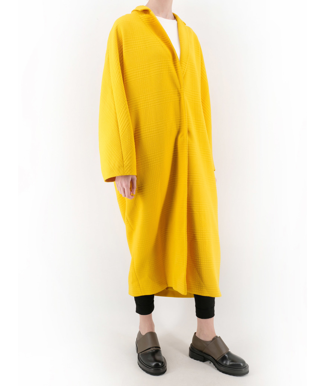 CHAPURIN Желтое полиэстеровое пальто, фото 2