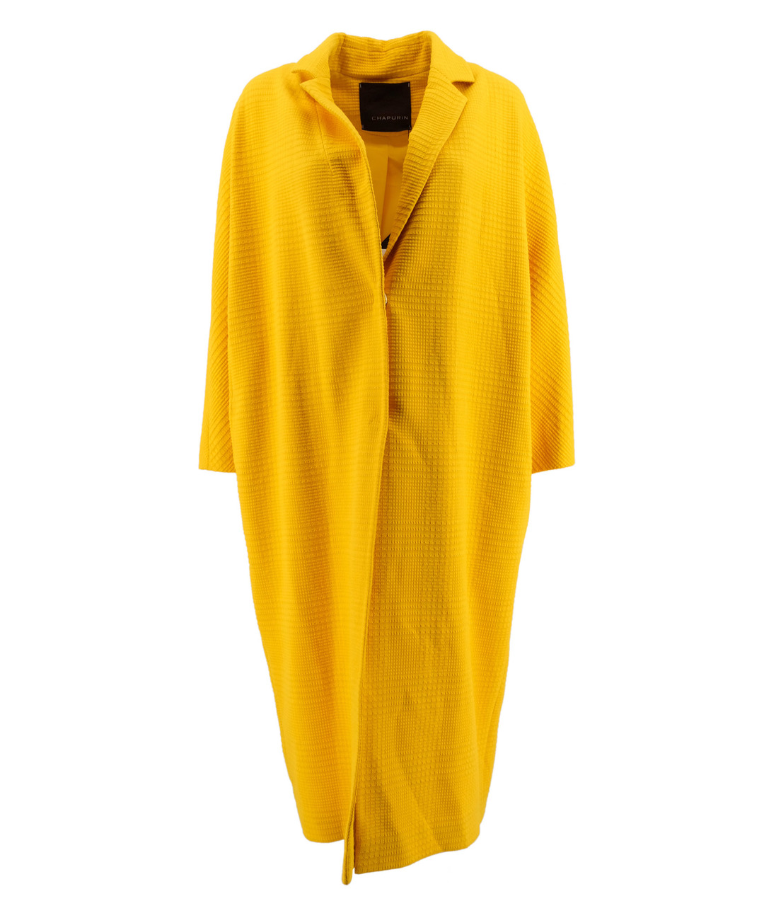 CHAPURIN Желтое полиэстеровое пальто, фото 1