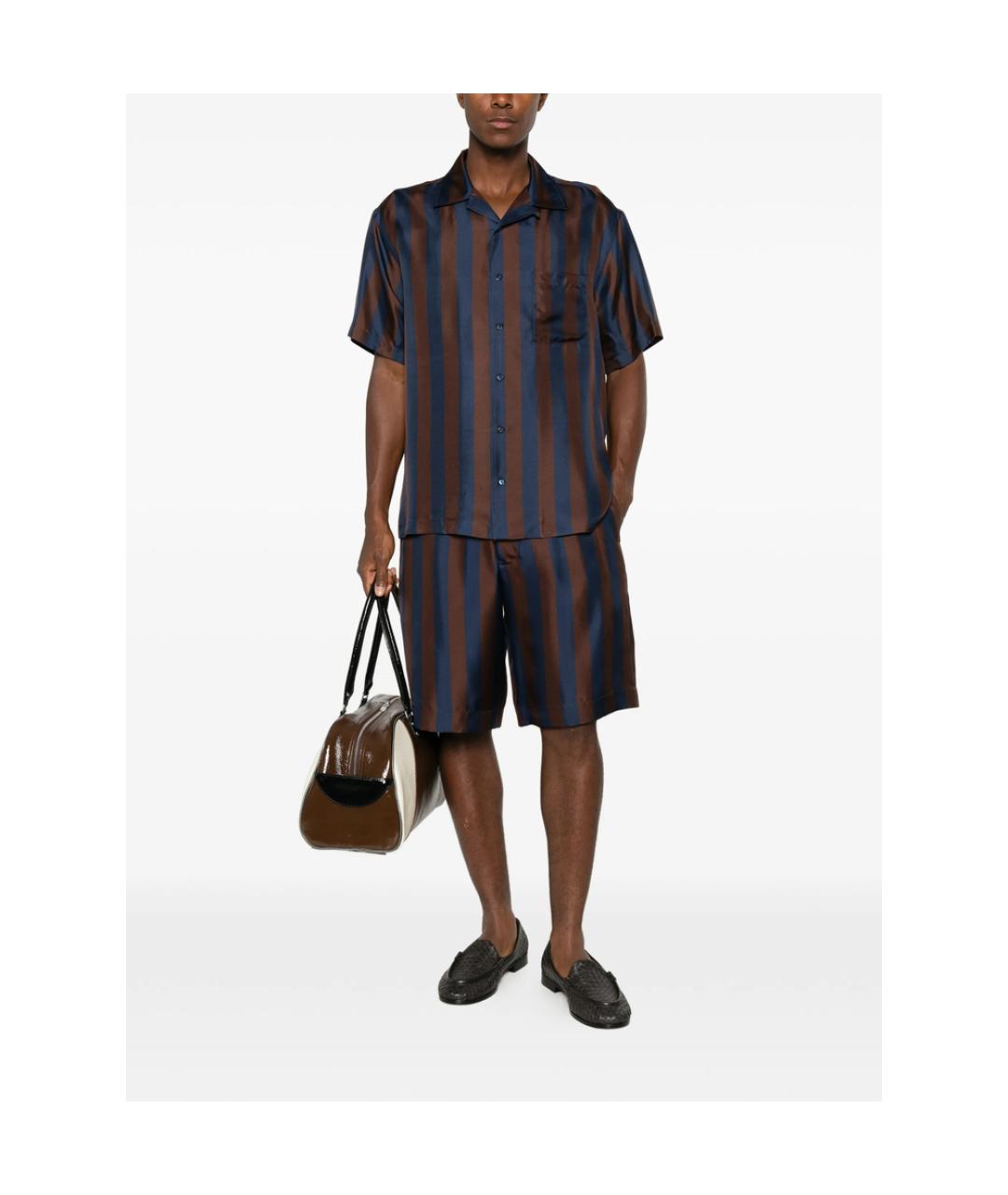 FENDI Мульти шелковые шорты, фото 2