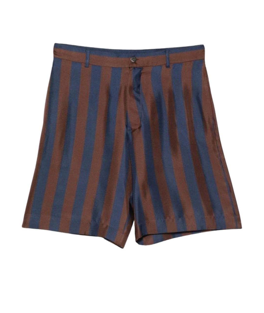FENDI Мульти шелковые шорты, фото 1