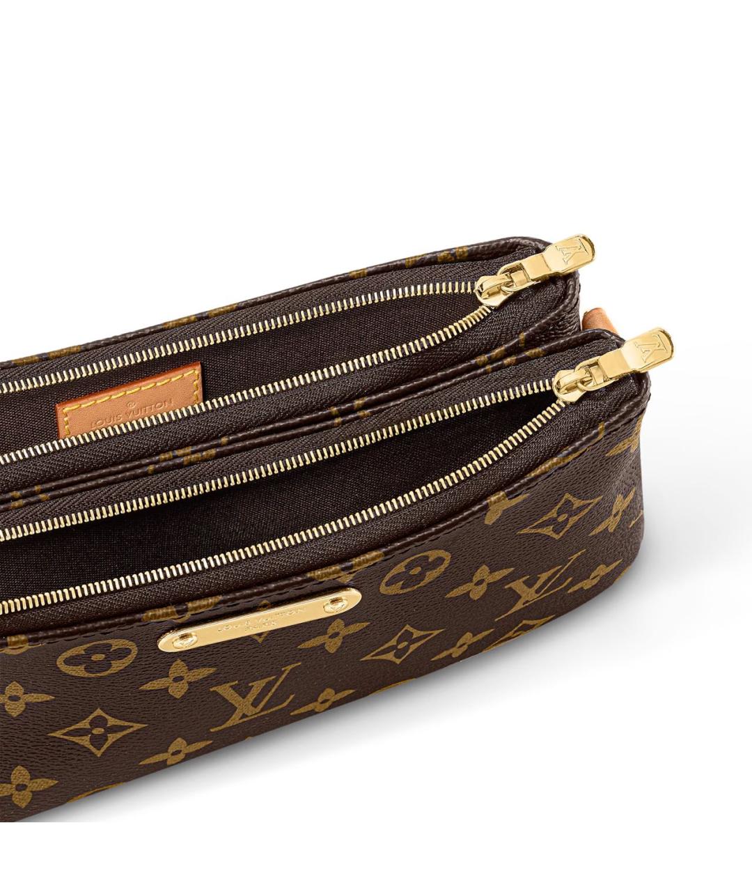 LOUIS VUITTON Коричневая сумка через плечо из канвы, фото 3