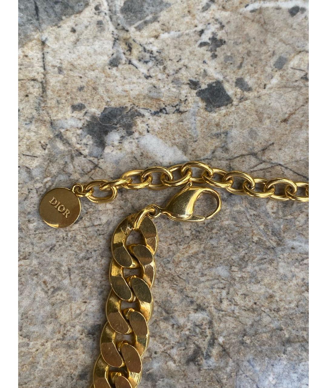 CHRISTIAN DIOR PRE-OWNED Золотое металлическое колье, фото 4