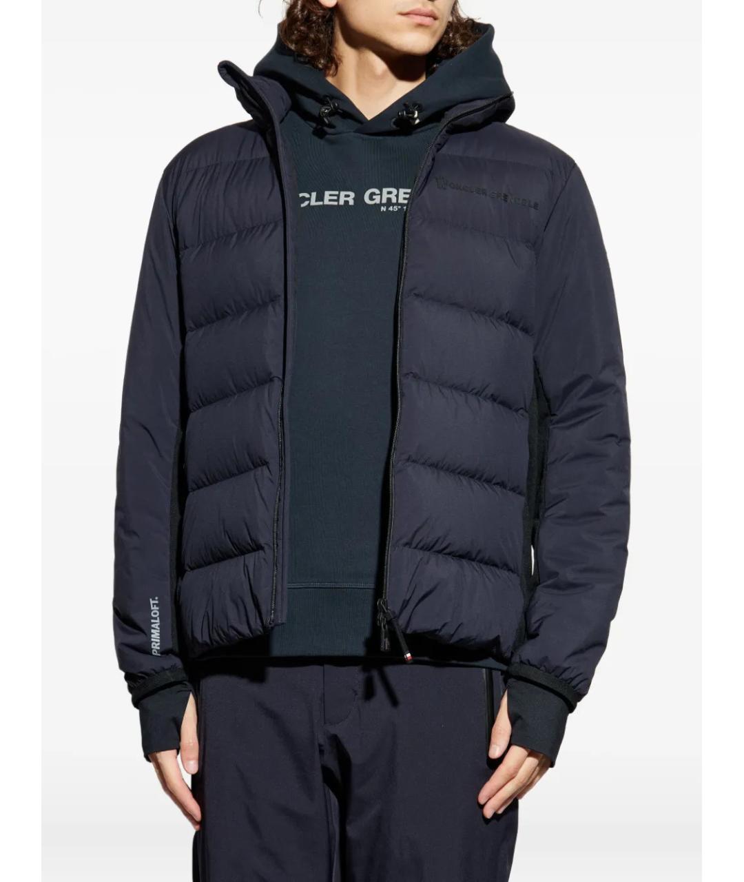 MONCLER Синяя полиамидовая куртка, фото 3