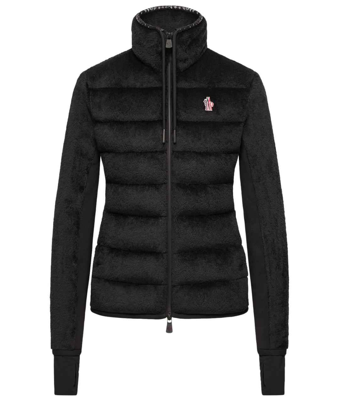 MONCLER Черный полиэстеровый джемпер / свитер, фото 1