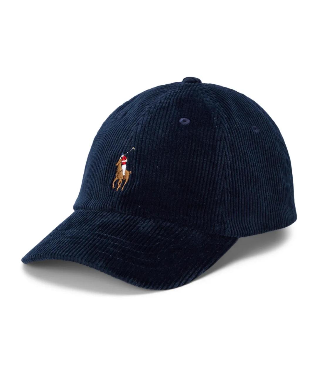 POLO RALPH LAUREN Синяя хлопковая кепка/бейсболка, фото 1