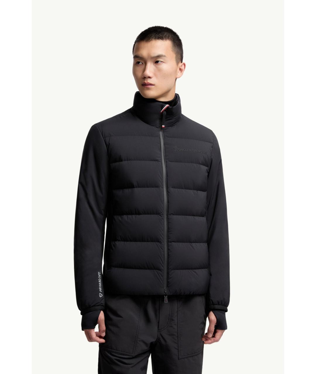 MONCLER Черная полиамидовая куртка, фото 3