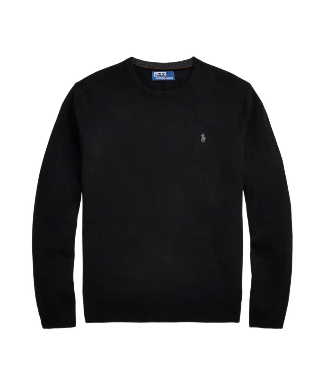POLO RALPH LAUREN Черный шерстяной джемпер / свитер, фото 1