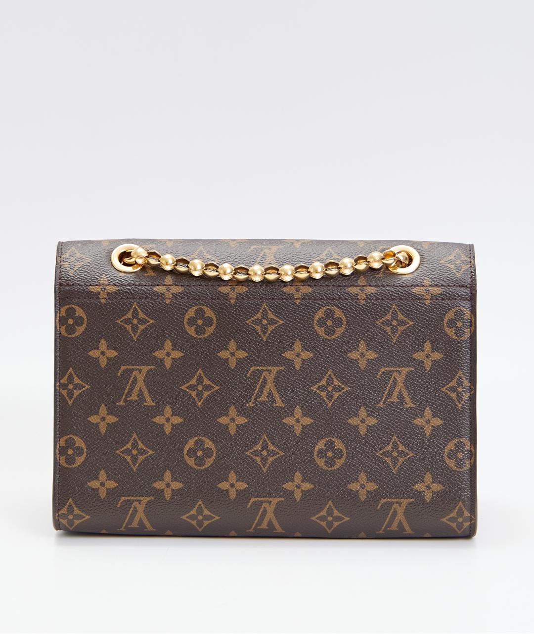 LOUIS VUITTON Коричневая сумка через плечо из канвы, фото 3