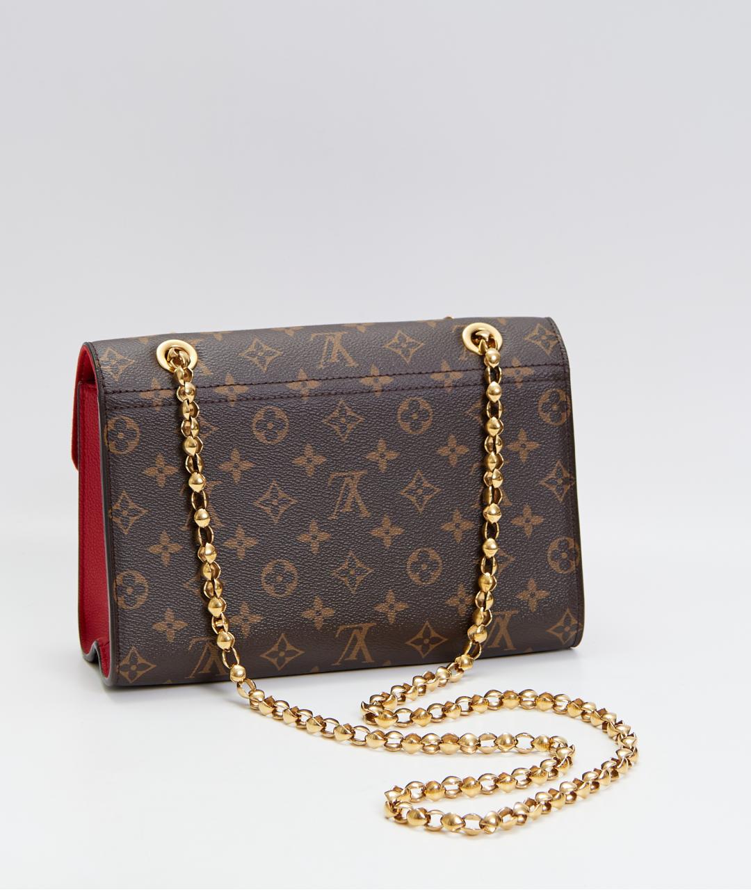 LOUIS VUITTON Коричневая сумка через плечо из канвы, фото 4
