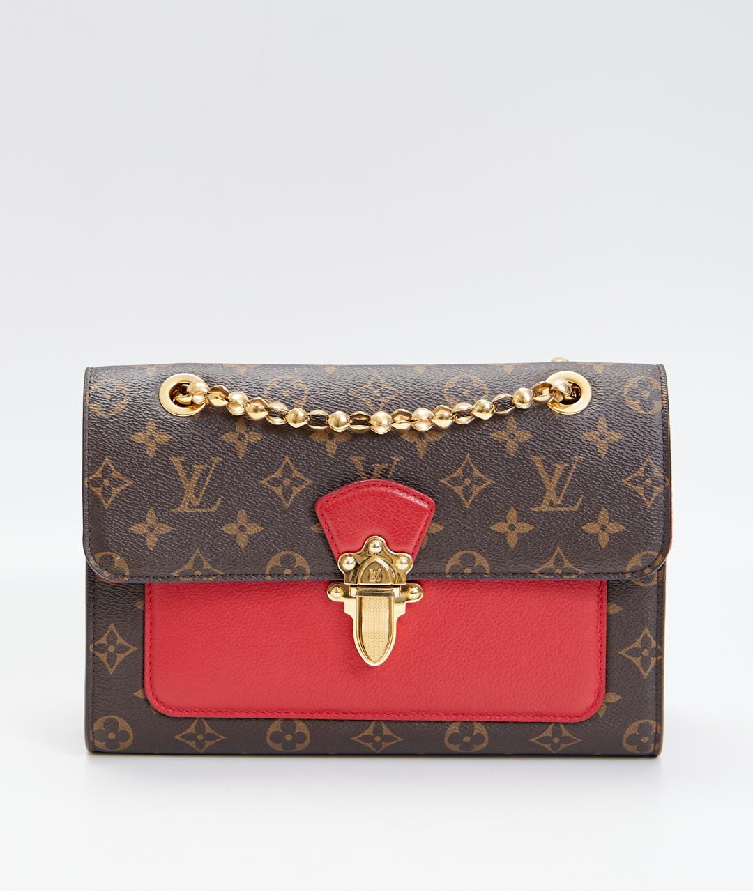 LOUIS VUITTON Коричневая сумка через плечо из канвы, фото 8