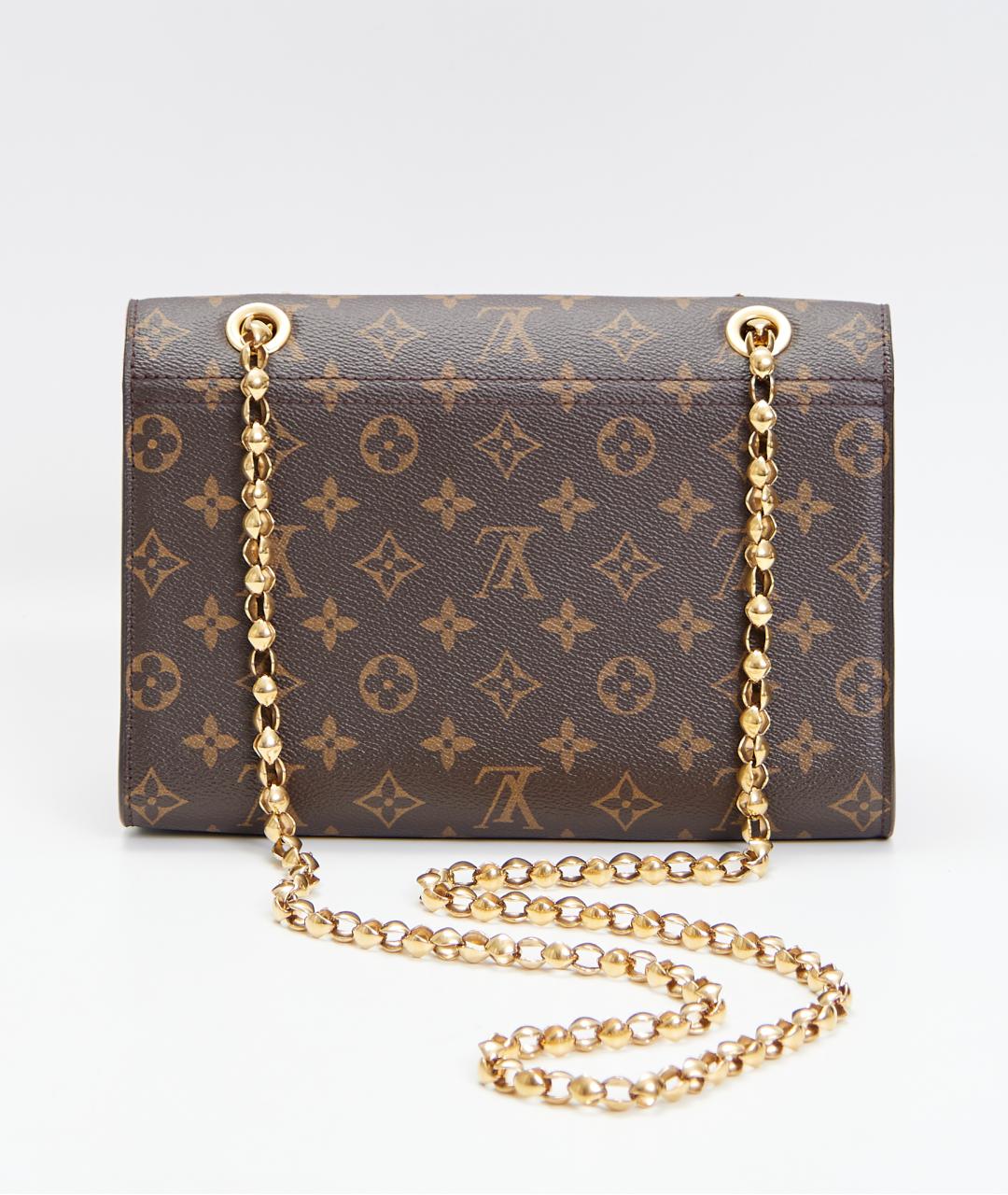 LOUIS VUITTON Коричневая сумка через плечо из канвы, фото 5