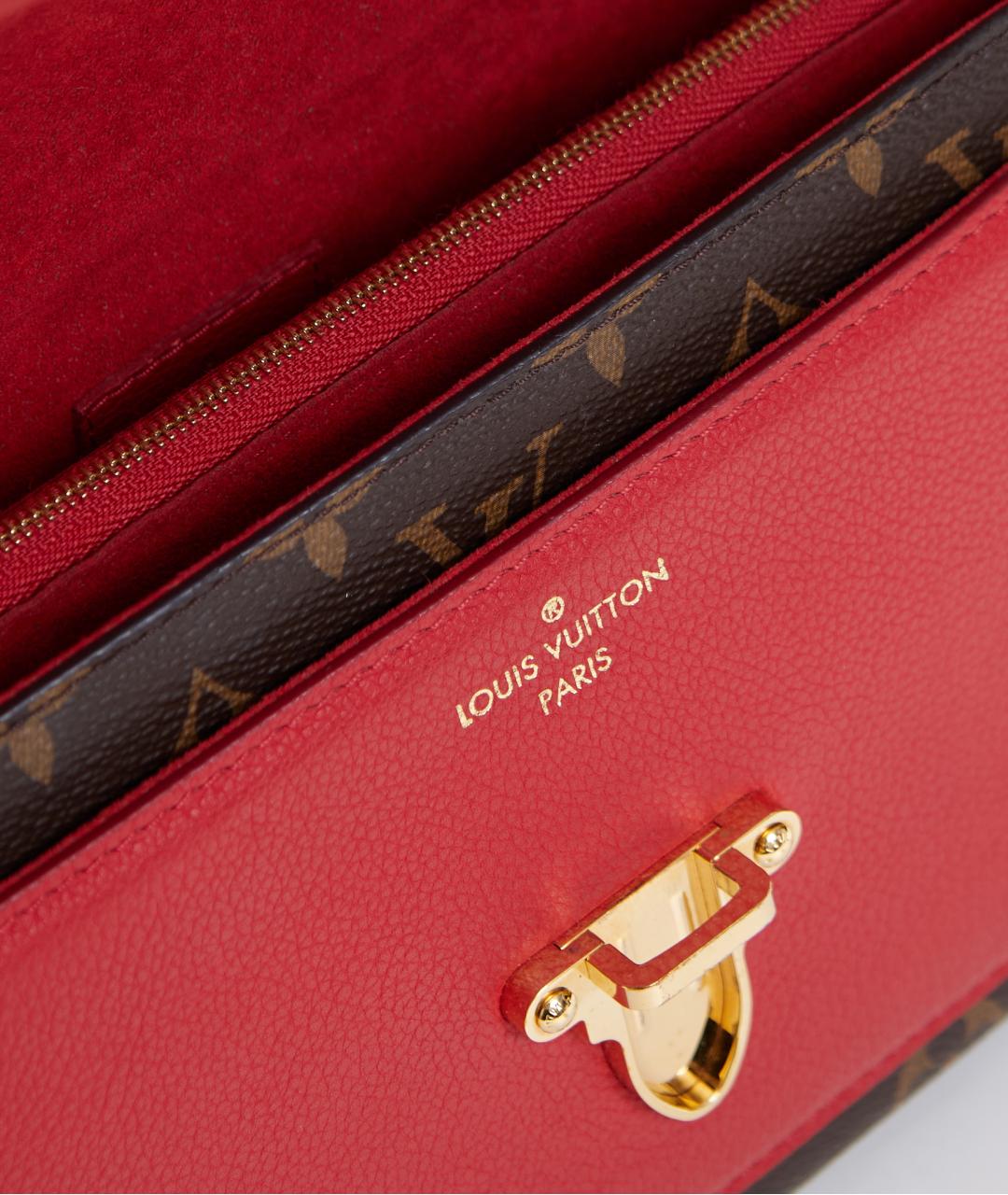 LOUIS VUITTON Коричневая сумка через плечо из канвы, фото 6