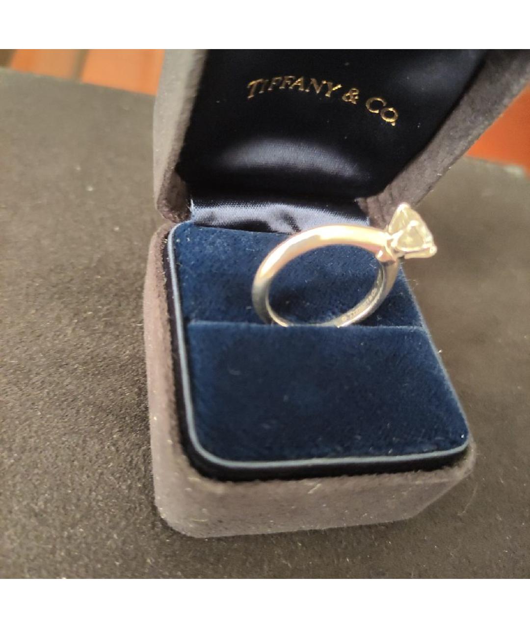TIFFANY&CO Белое платиновое кольцо, фото 3