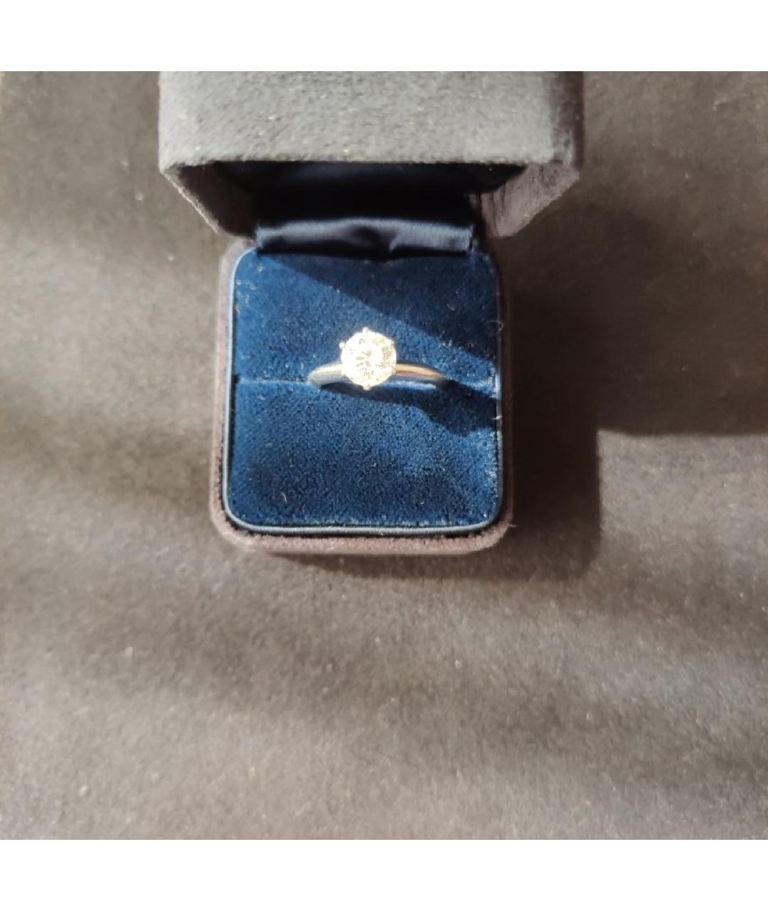 TIFFANY&CO Белое платиновое кольцо, фото 6
