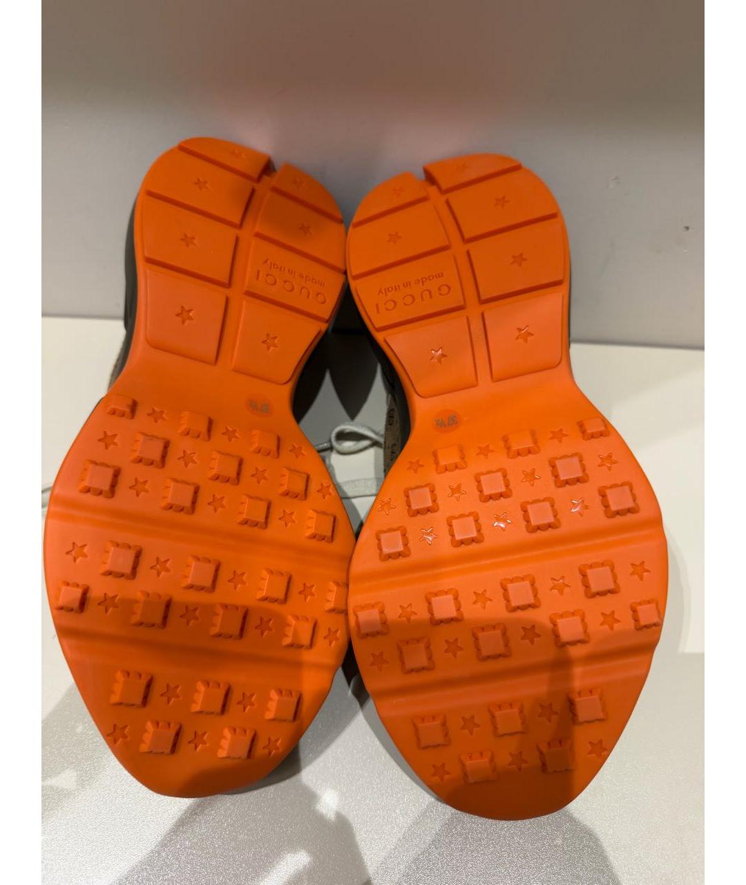GUCCI Мульти текстильные кроссовки, фото 4