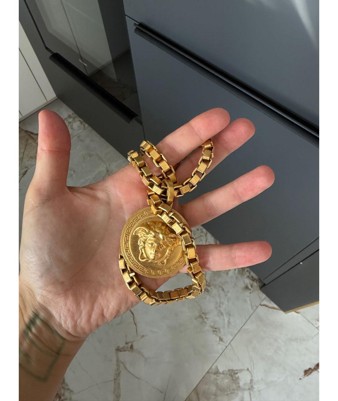 VERSACE Золотая цепочка/подвеска, фото 5