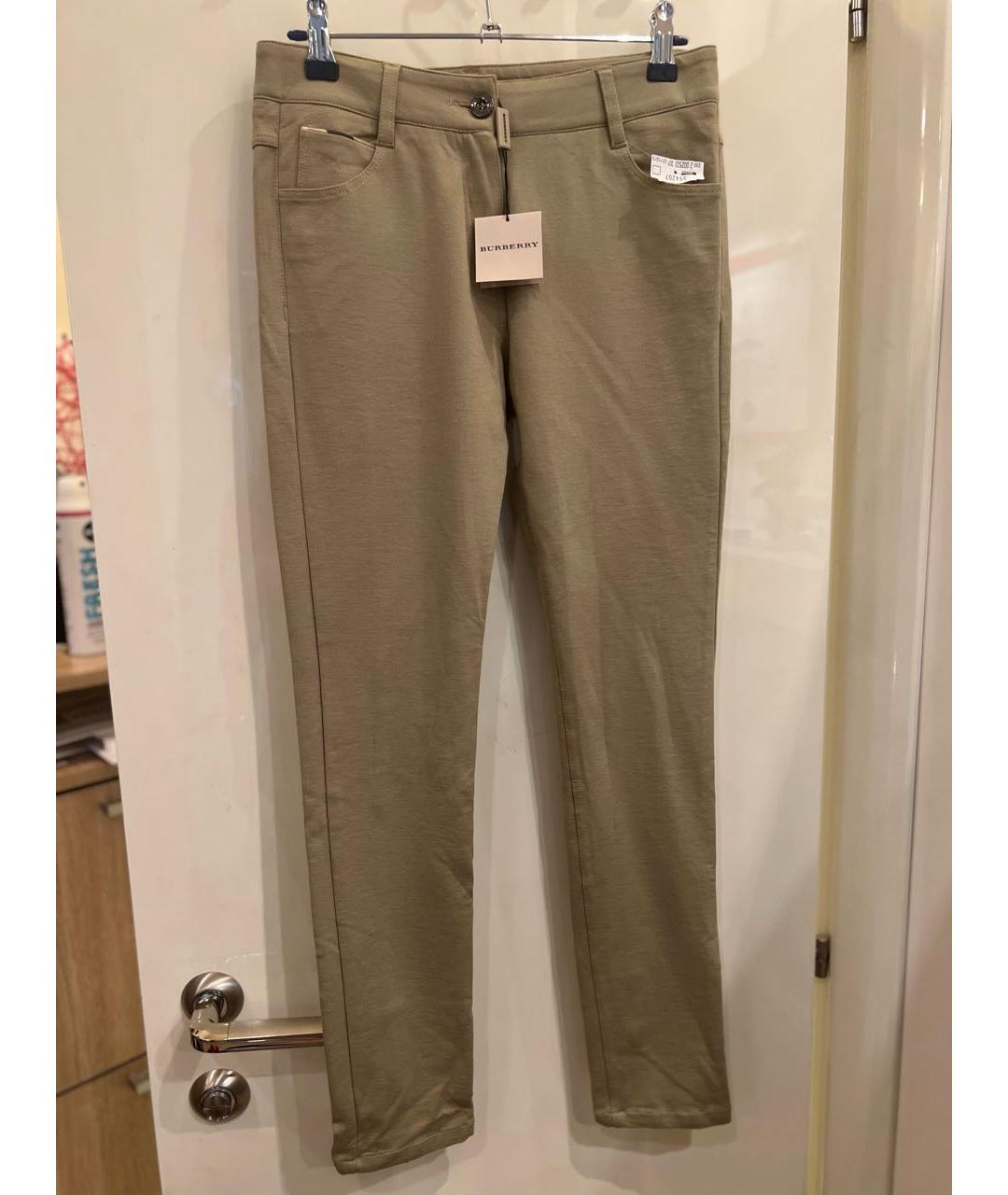 BURBERRY Бежевые брюки и шорты, фото 8