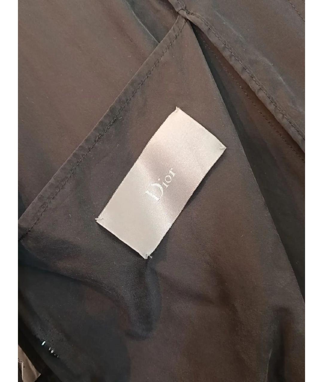 CHRISTIAN DIOR Черная шелковая куртка, фото 3
