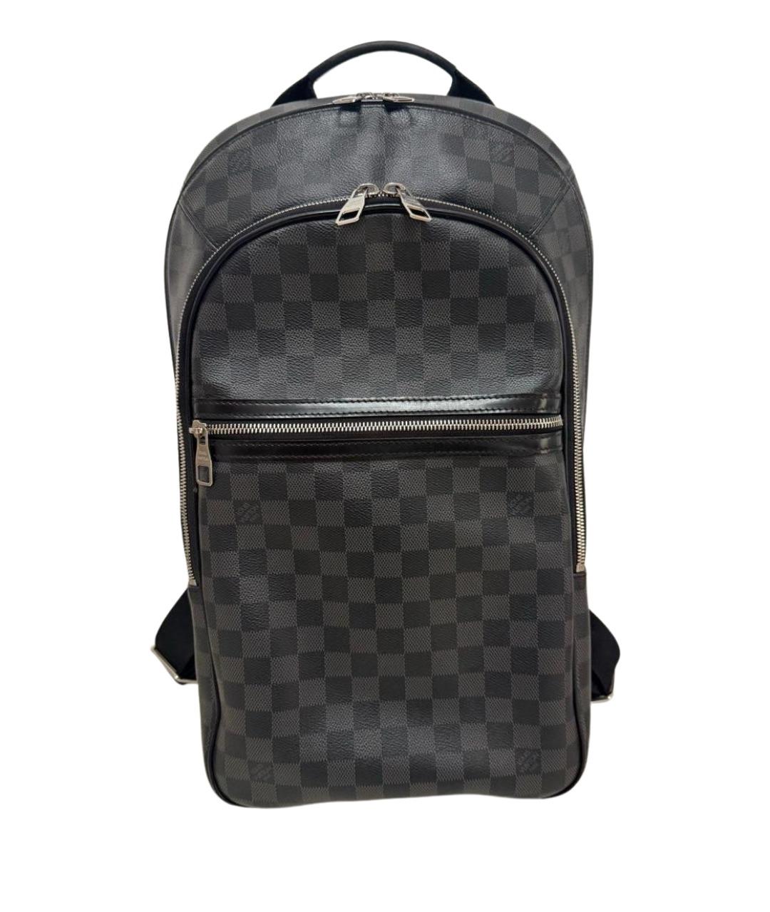 LOUIS VUITTON Серый рюкзак из канвы, фото 1