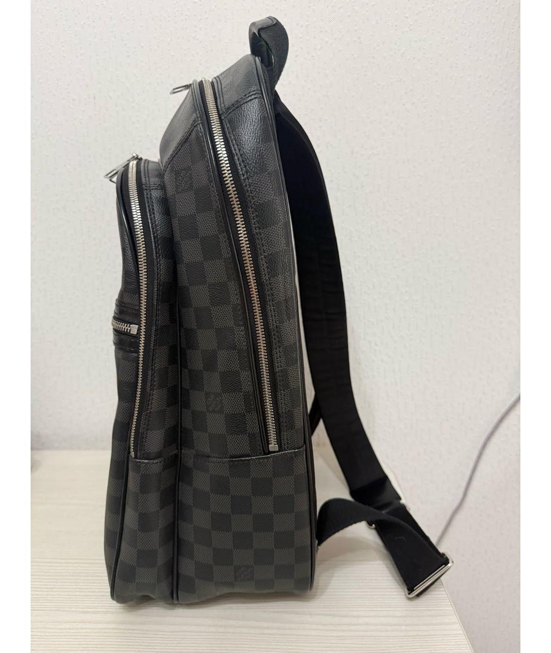 LOUIS VUITTON Серый рюкзак из канвы, фото 3