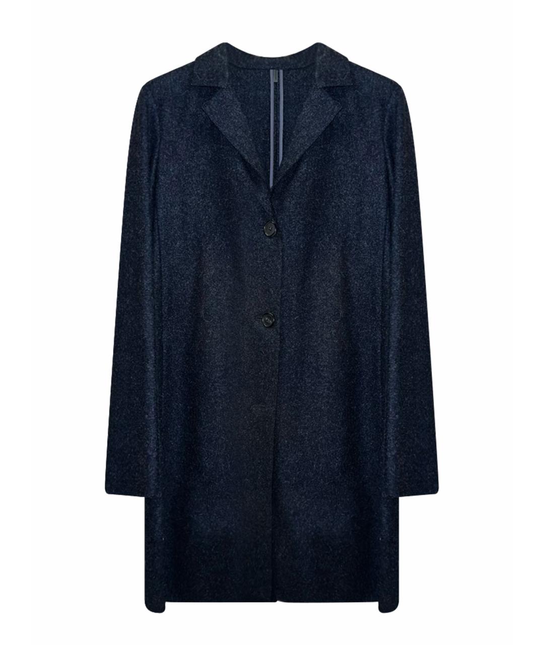 JIL SANDER Антрацитовое шерстяное пальто, фото 1