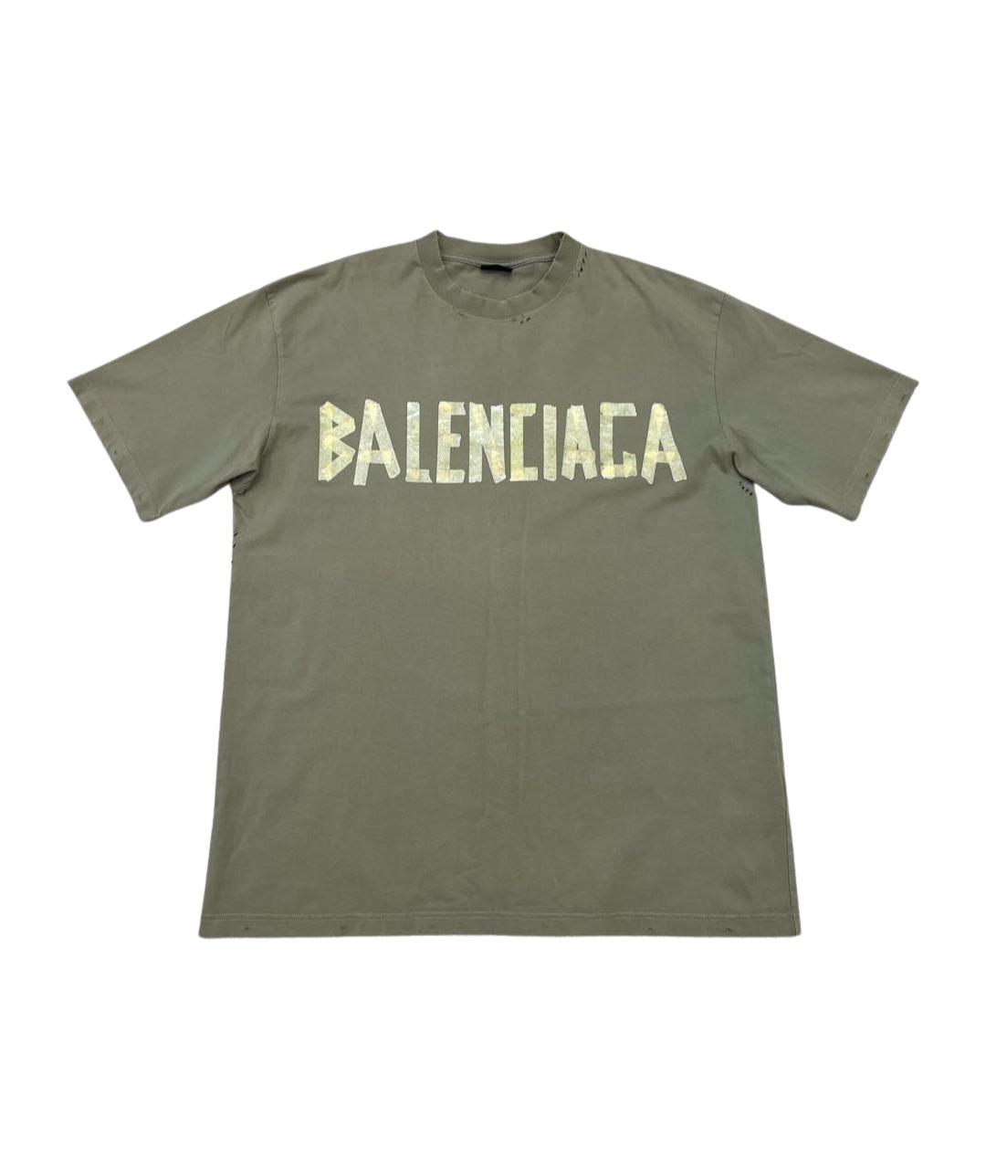 BALENCIAGA Хлопковая футболка, фото 1