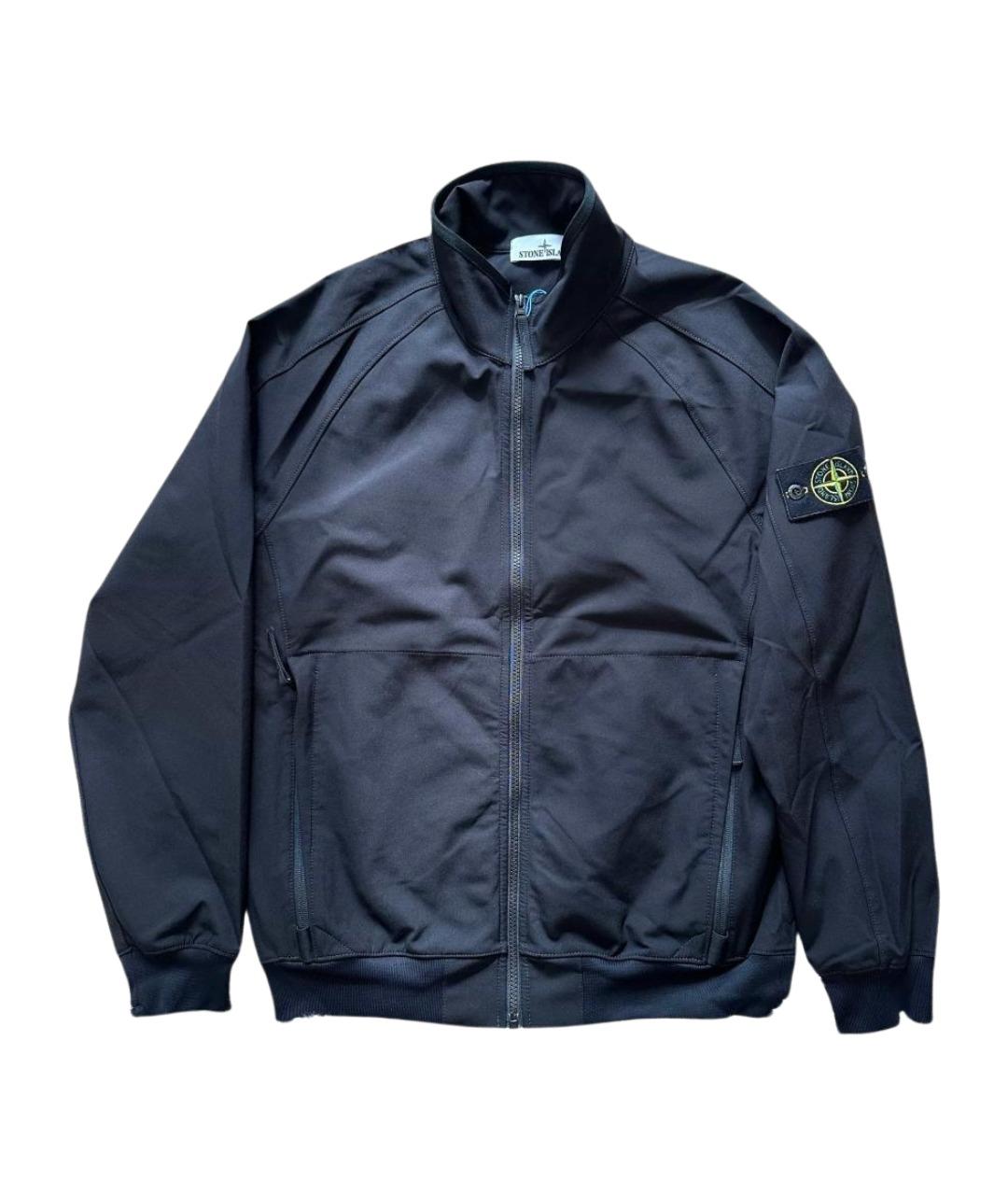 STONE ISLAND Черная нейлоновая куртка, фото 1