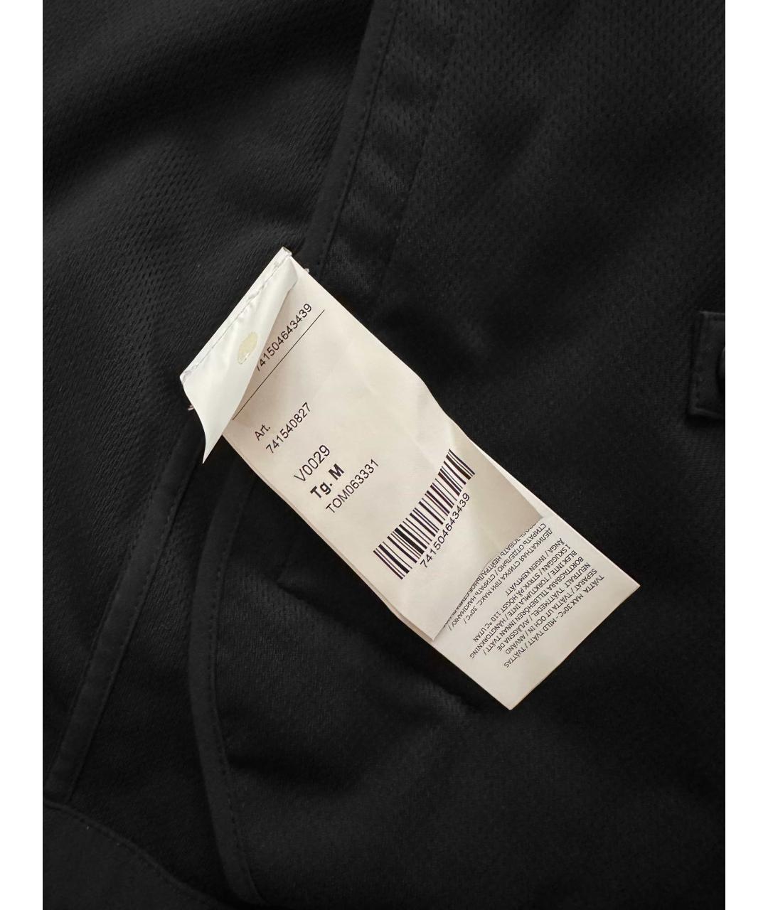 STONE ISLAND Черная нейлоновая куртка, фото 6