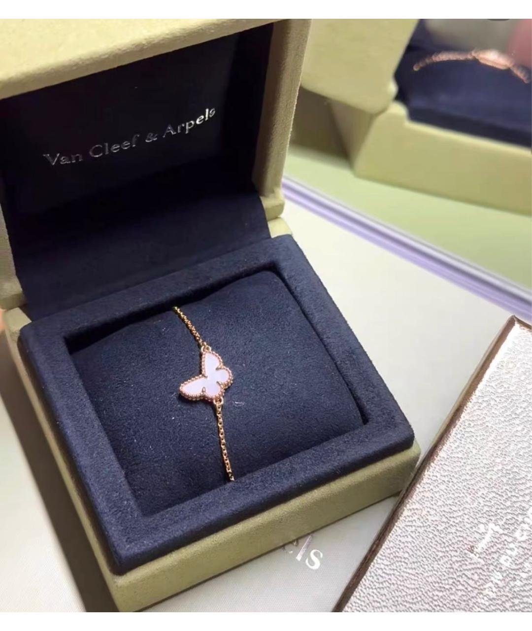 VAN CLEEF & ARPELS Белый браслет из желтого золота, фото 2