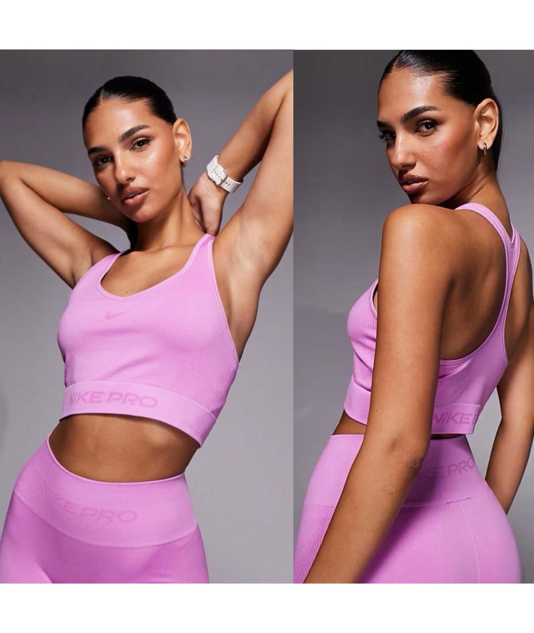 NIKE Розовая полиэстеровая майка, фото 8