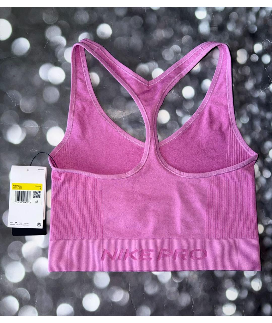 NIKE Розовая полиэстеровая майка, фото 2
