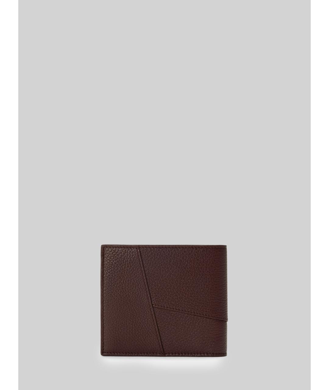 LOEWE Коричневый кожаный кошелек, фото 4