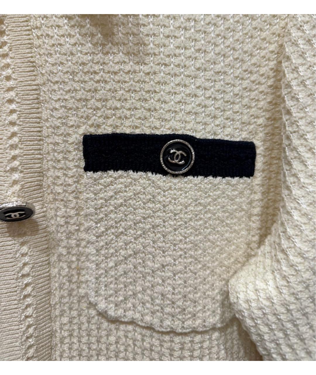 CHANEL Бежевый кардиган, фото 4