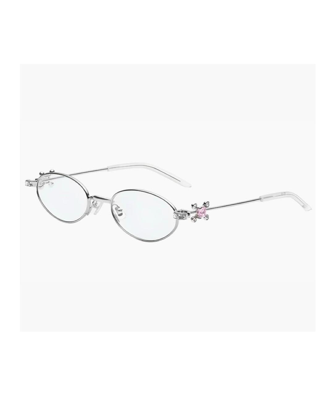 GENTLE MONSTER Серебряные металлические солнцезащитные очки, фото 7