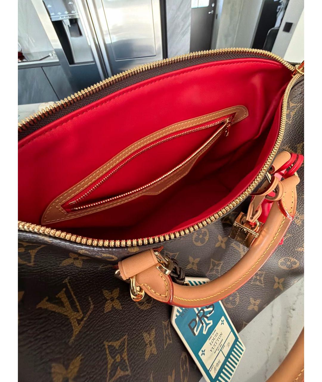 LOUIS VUITTON Коричневая сумка тоут, фото 4
