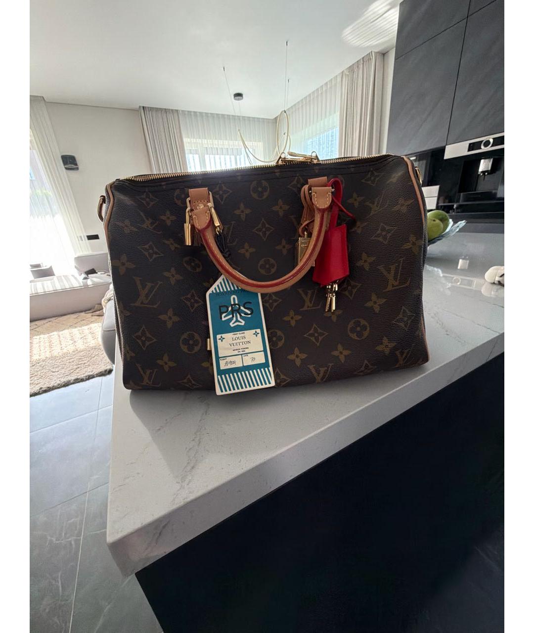 LOUIS VUITTON Коричневая сумка тоут, фото 5