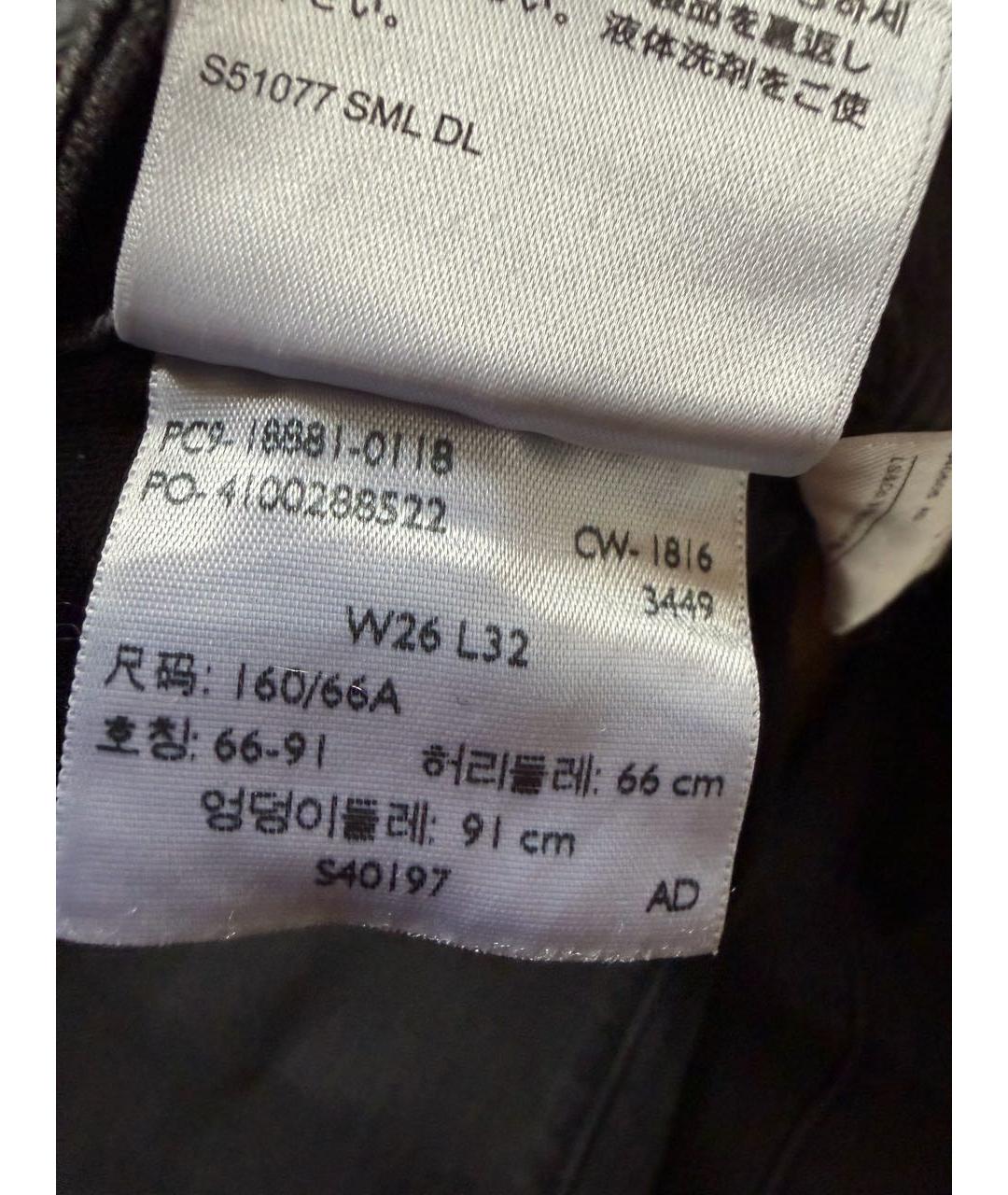 LEVI'S Антрацитовые хлопко-эластановые джинсы слим, фото 5