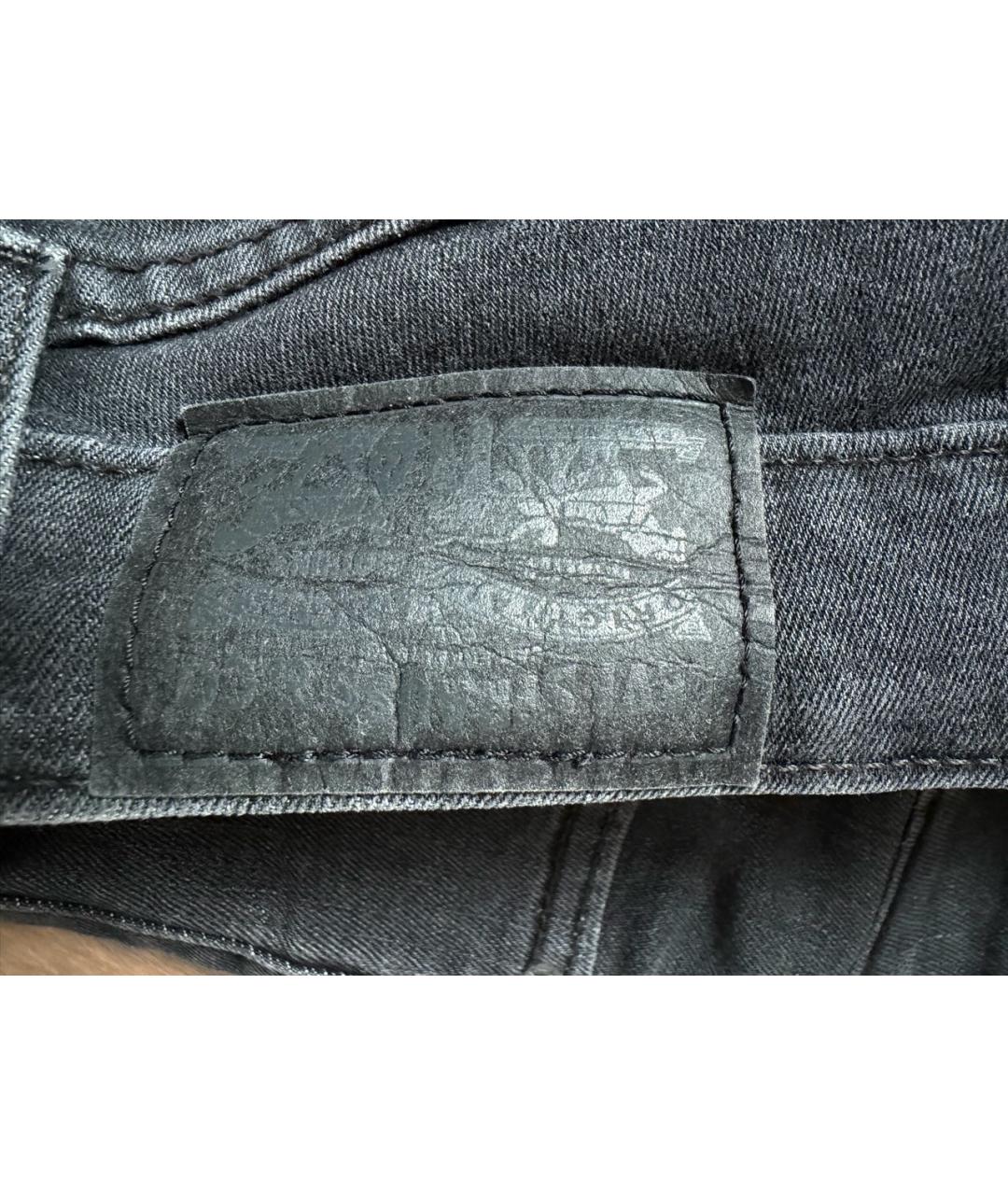 LEVI'S Антрацитовые хлопко-эластановые джинсы слим, фото 7